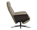 Trend Leather Pebble | Norwegian Comfort Space 5100 Recliner | Valley Ridge Furniture