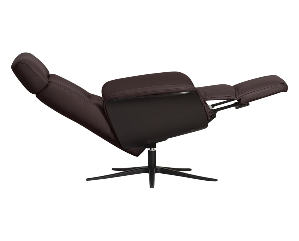 Trend Leather Chocolate | Norwegian Comfort Space 5100 Recliner | Valley Ridge Furniture