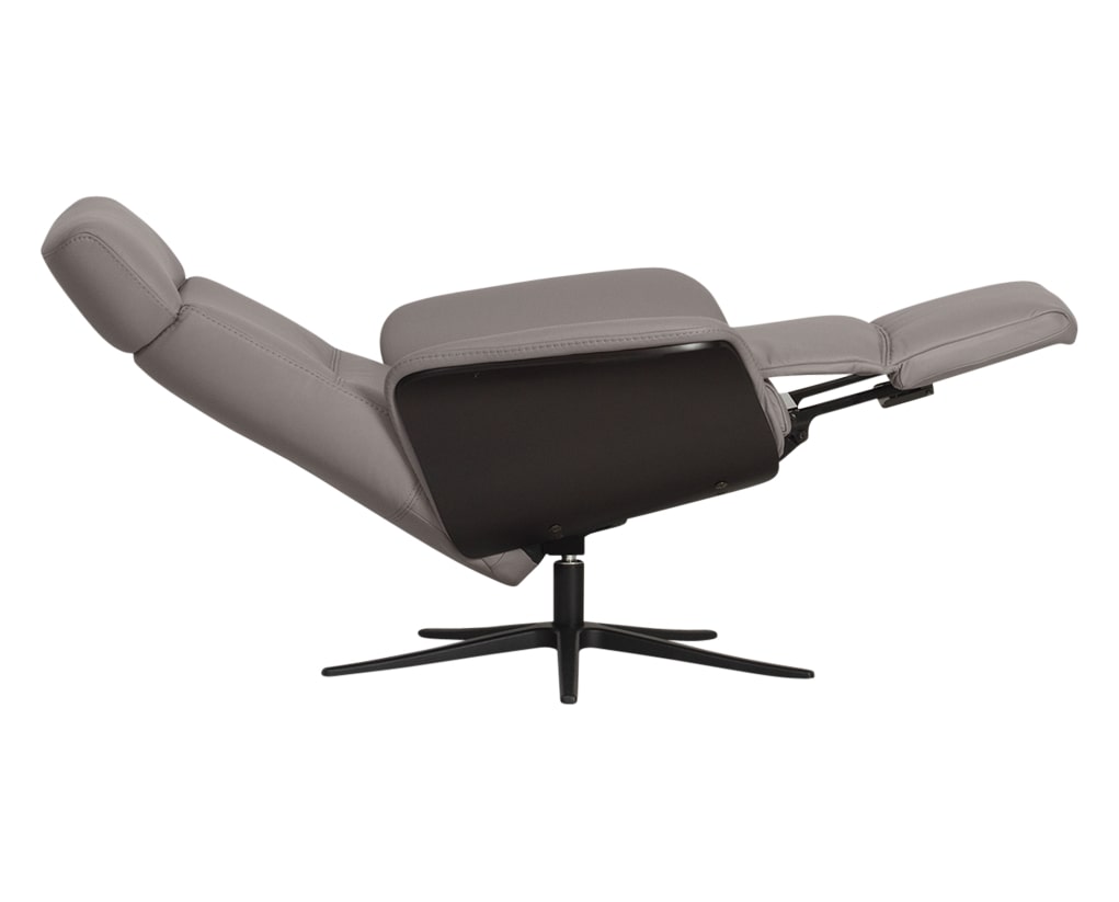 Trend Leather Cinder | Norwegian Comfort Space 5100 Recliner | Valley Ridge Furniture