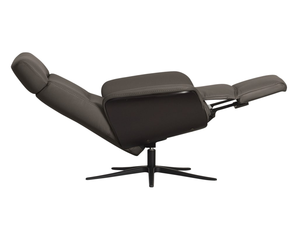 Trend Leather Graphite | Norwegian Comfort Space 5100 Recliner | Valley Ridge Furniture