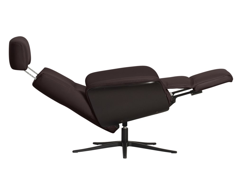 Trend Leather Chocolate | Norwegian Comfort Space 5100 Recliner | Valley Ridge Furniture