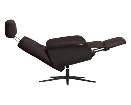 Trend Leather Chocolate | Norwegian Comfort Space 5100 Recliner | Valley Ridge Furniture