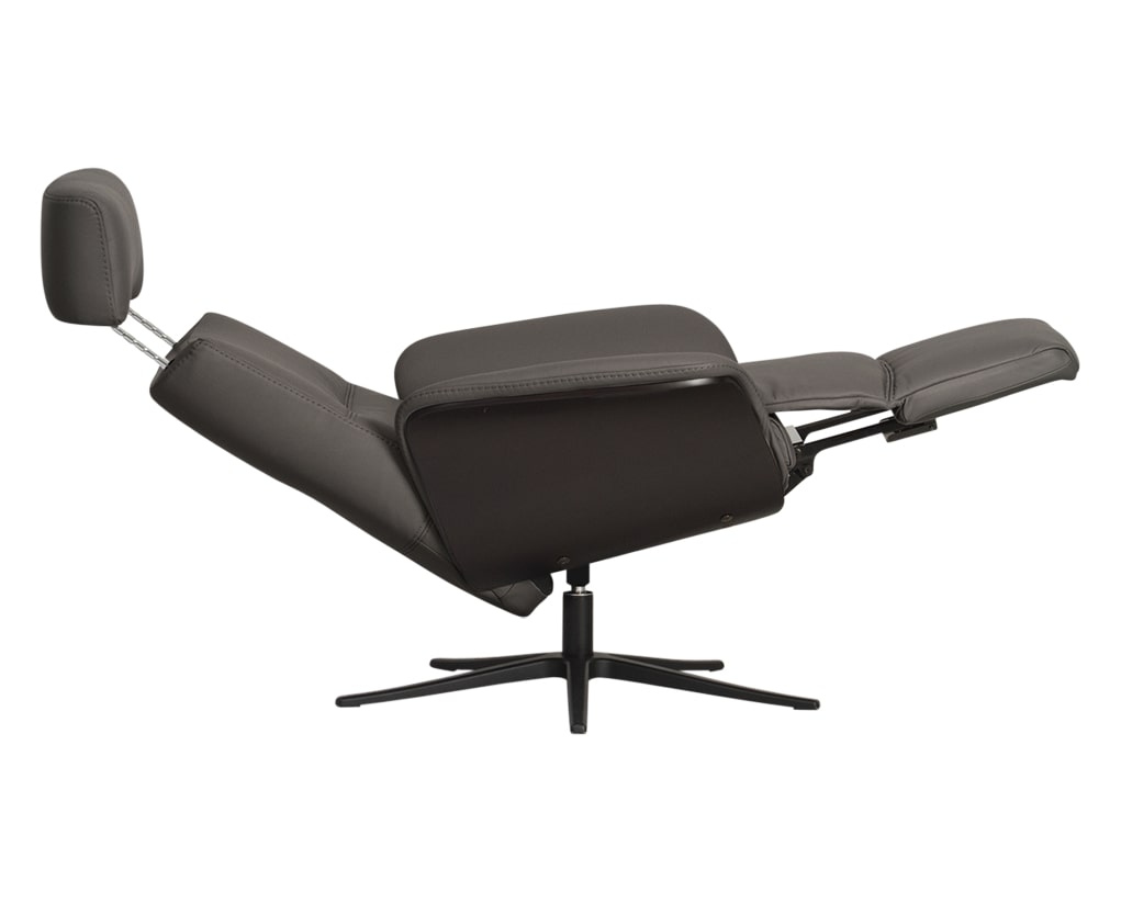 Trend Leather Graphite | Norwegian Comfort Space 5100 Recliner | Valley Ridge Furniture