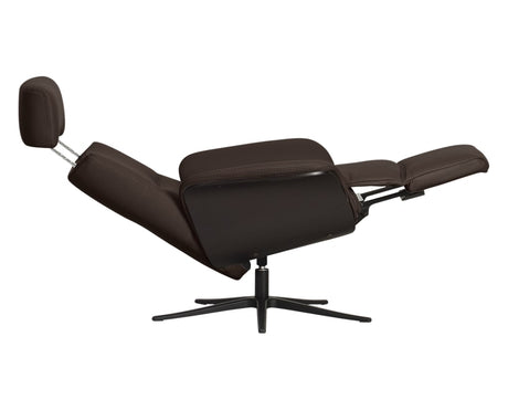 Trend Leather Smoke | Norwegian Comfort Space 5100 Recliner | Valley Ridge Furniture