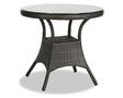 32in Round Dining Table w/Clear Glass | Ratana Palm Harbor Collection | Valley Ridge Furniture