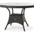 48in Round Dining Table w/Clear Glass & Umbrella Hole | Ratana Palm Harbor Collection | Valley Ridge Furniture