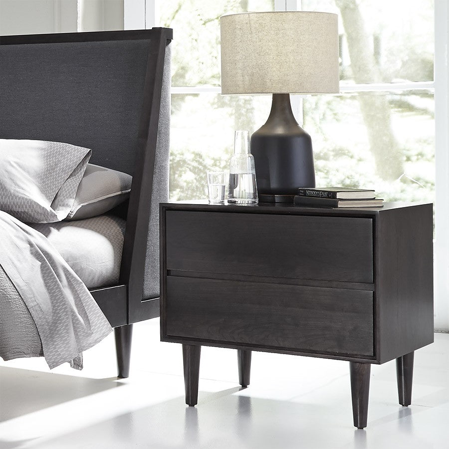 West Bros Jensen Bedside Chest - 2 Drawer Nightstand