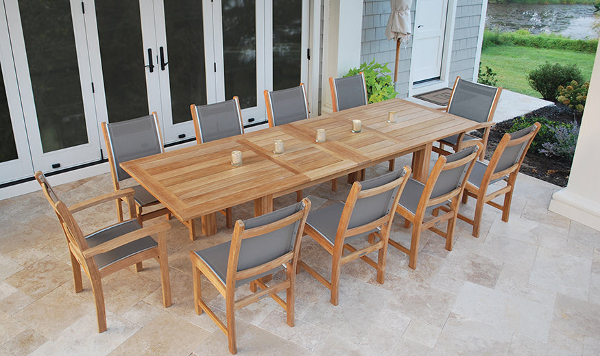 118in Rectangular Extension Table | Kingsley Bate Hyannis Collection | Valley Ridge Furniture