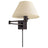 Bronze & Linen | Classic Swing Arm Wall Lamp | Valley Ridge Furniture