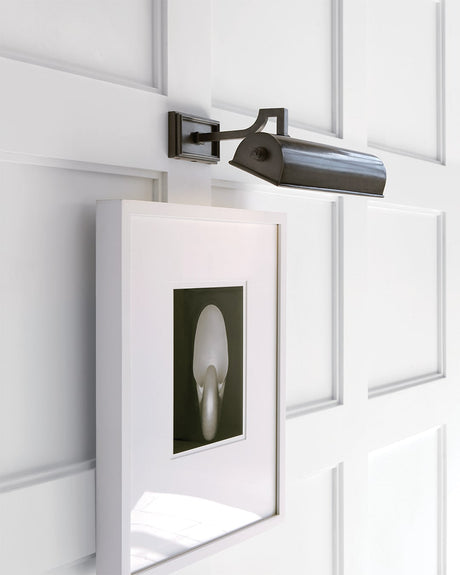 Gun Metal | Dean 12" Picture Light | Valley Ridge Furniture