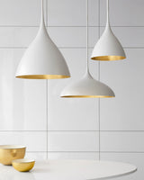 Plaster White | Agnes Small Pendant | Valley Ridge Furniture