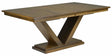 Table as Shown | Cardinal Woodcraft Ambassador Dining Table | Valley Ridge Furniture