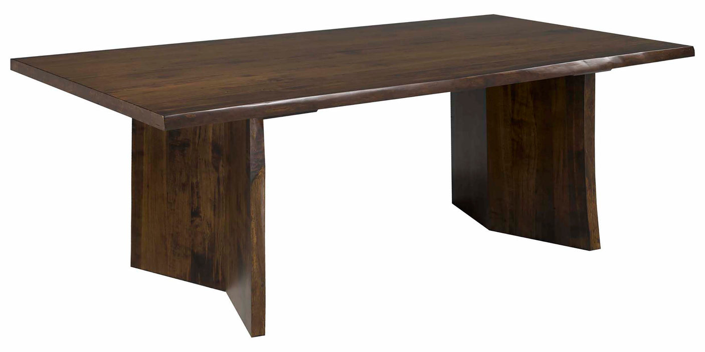 Table as Shown | Cardinal Woodcraft Arcadia Dining Table | Valley Ridge Furniture