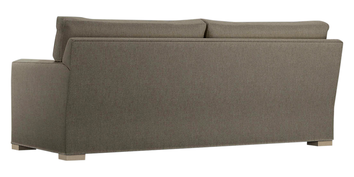 Taft Fabric Heather with Slate Maple | Camden Axel Bench Seat Sofa | Valley Ridge Furniture