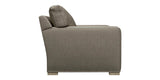 Taft Fabric Heather with Slate Maple | Camden Axel Bench Seat Sofa | Valley Ridge Furniture