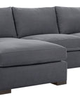 Douglas Fabric Eclipse with Fossil Hardwood | Camden Axel 2-Piece Sectional | Valley Ridge Furniture