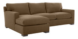 Douglas Fabric Coffee with Fossil Hardwood | Camden Axel 2-Piece Sectional | Valley Ridge Furniture