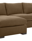 Douglas Fabric Coffee with Fossil Hardwood | Camden Axel 2-Piece Sectional | Valley Ridge Furniture