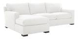 Douglas Fabric Lace with Fossil Hardwood | Camden Axel 2-Piece Sectional | Valley Ridge Furniture