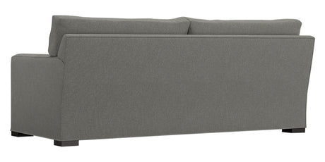 Douglas Fabric Charcoal with Fossil Hardwood | Camden Axel Sofa | Valley Ridge Furniture