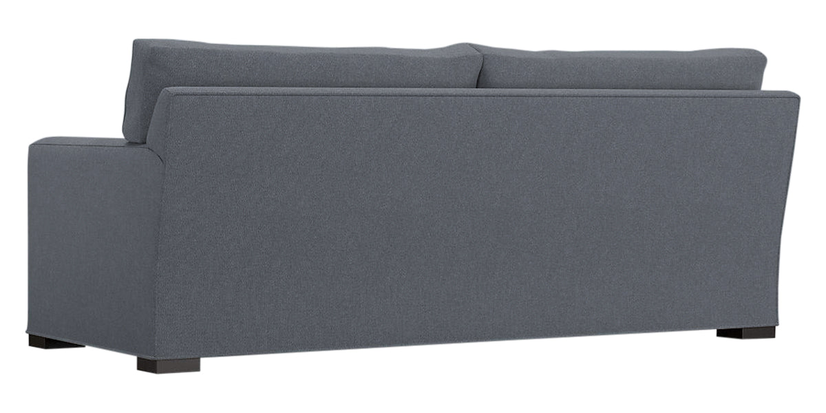 Douglas Fabric Eclipse with Fossil Hardwood | Camden Axel Sofa | Valley Ridge Furniture