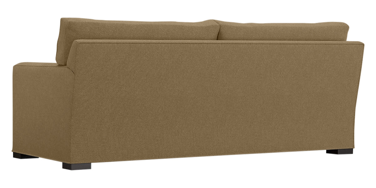 Douglas Fabric Peat with Fossil Hardwood | Camden Axel Sofa | Valley Ridge Furniture