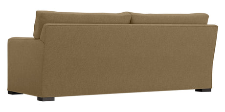 Douglas Fabric Peat with Fossil Hardwood | Camden Axel Sofa | Valley Ridge Furniture