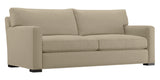 Douglas Fabric Pumice with Fossil Hardwood | Camden Axel Sofa | Valley Ridge Furniture