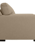 Douglas Fabric Camel with Fossil Hardwood | Camden Axel Sofa | Valley Ridge Furniture