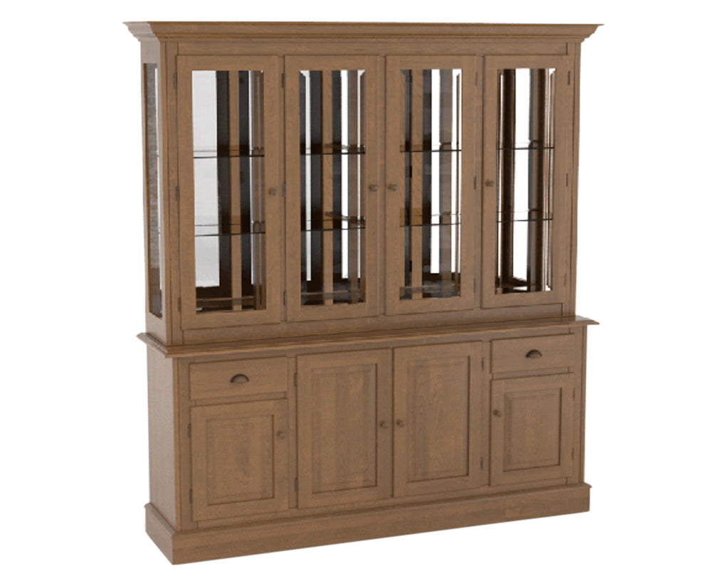 Canadel Buffet 7202 in Oak Washed, three-quarter view