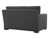 Vertual Fabric Charcoal with Fossil Hardwood | Camden Axel Chair & 1/2 | Valley Ridge Furniture