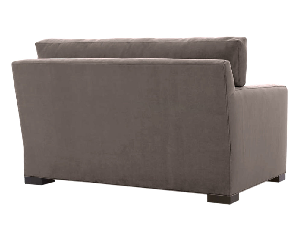 Vertual Fabric Cafe with Fossil Hardwood | Camden Axel Chair & 1/2 | Valley Ridge Furniture