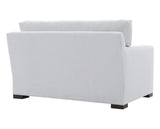 Vertual Fabric Snow with Fossil Hardwood | Camden Axel Chair & 1/2 | Valley Ridge Furniture