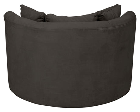 View Fabric Pewter | Camden Cuddle Chair | Valley Ridge Furniture