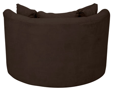 View Fabric Walnut | Camden Cuddle Chair | Valley Ridge Furniture