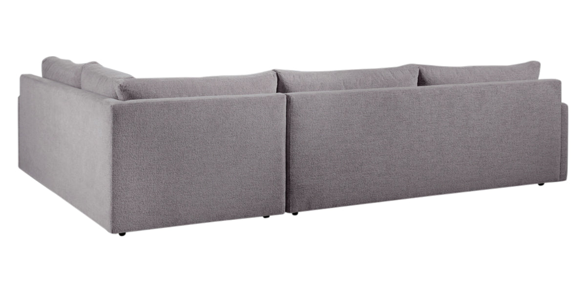Plush Fabric Greystone | Camden Sarah L Sectional | Valley Ridge Furniture