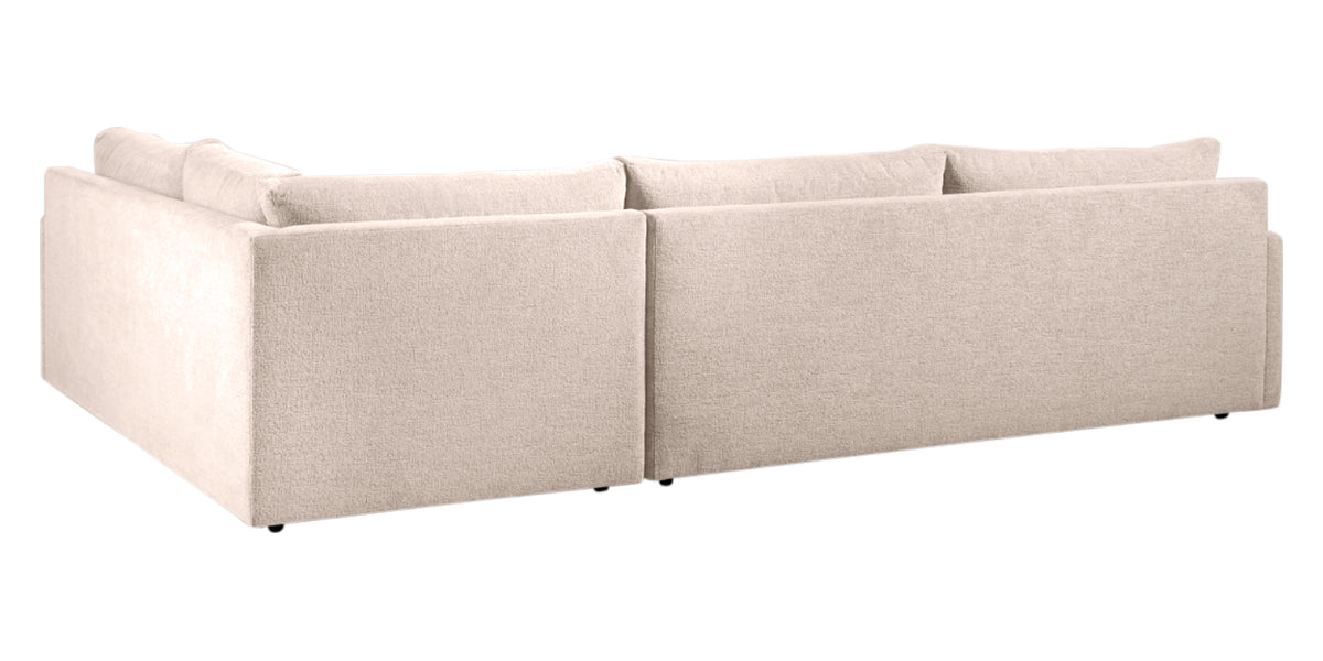 Plush Fabric Ivory | Camden Sarah L Sectional | Valley Ridge Furniture