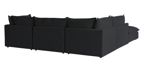 Burbank Fabric Charcoal | Camden Cameron 5-Piece Sectional | Valley Ridge Furniture