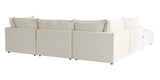 Burbank Fabric Cream | Camden Cameron 5-Piece Sectional | Valley Ridge Furniture