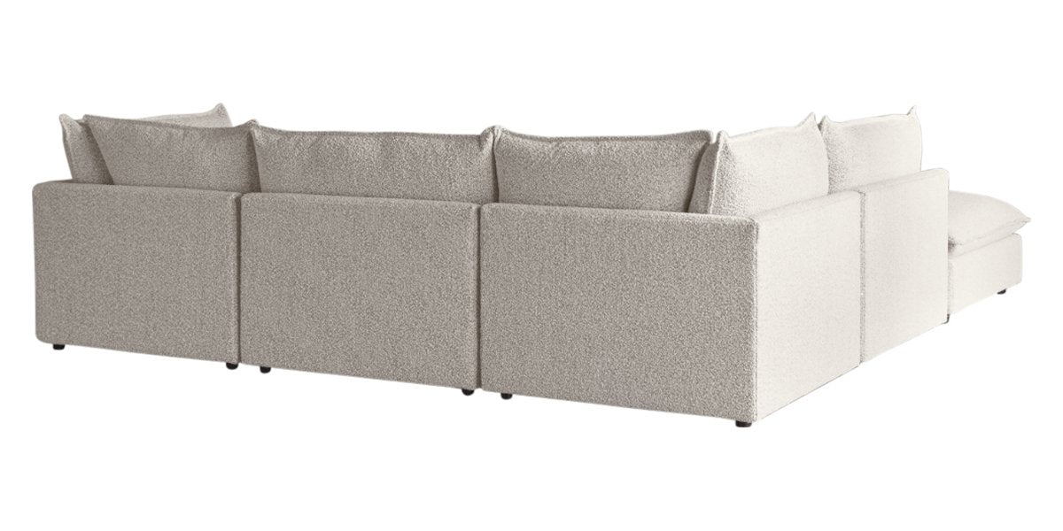 Burbank Fabric Sand | Camden Cameron 5-Piece Sectional | Valley Ridge Furniture