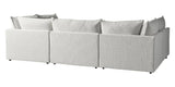 Burbank Fabric Pepper | Camden Cameron 6-Piece Pit Sectional | Valley Ridge Furniture