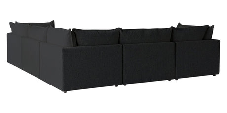 Burbank Fabric Charcoal | Camden Cameron 5-Piece Corner Sofa | Valley Ridge Furniture