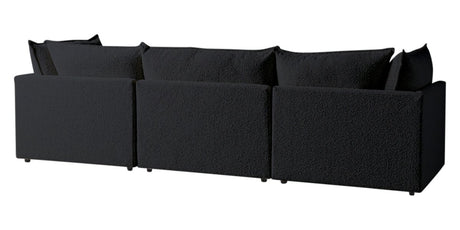 Burbank Fabric Charcoal | Camden Cameron 3-Piece Sectional | Valley Ridge Furniture