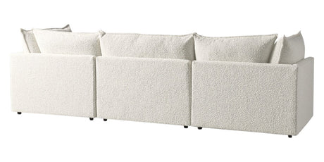 Burbank Fabric Cream | Camden Cameron 3-Piece Sectional | Valley Ridge Furniture