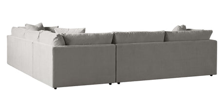 Dayo Fabric Gray | Camden Big Easy 3-Piece Sectional | Valley Ridge Furniture