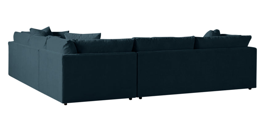 Dayo Fabric Lagoon | Camden Big Easy 3-Piece Sectional | Valley Ridge Furniture