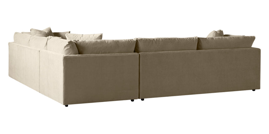 Dayo Fabric Linen | Camden Big Easy 3-Piece Sectional | Valley Ridge Furniture