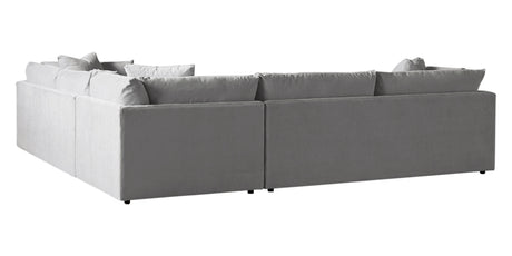 Vertual Fabric Ash | Camden Axel 3-Piece Sectional | Valley Ridge Furniture