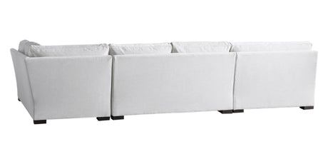 Vertual Fabric Snow | Camden 3-Piece Large Chaise Sectional | Valley Ridge Furniture