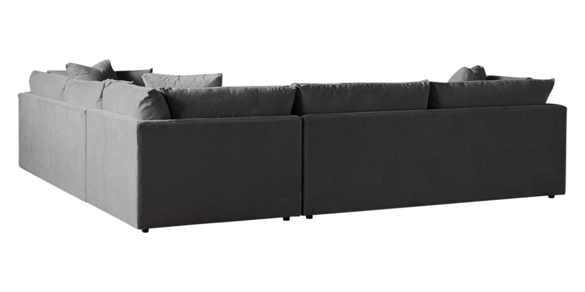 Vertual Fabric Steel | Camden Axel 3-Piece Sectional | Valley Ridge Furniture